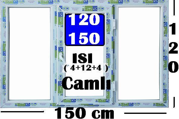 120 X 150 ISICAMLI PVC PENCERE